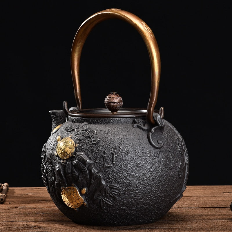 Japanese Teapot Cast Iron Tetsubin Tea Pot Authentic Cast Iron Teapot