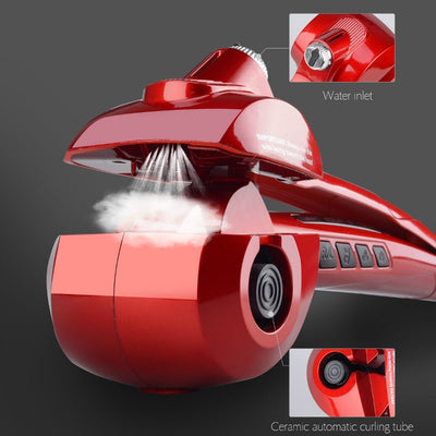CkeyiN Professional Automatic Electric Hair Curler Ceramic Wand Curling