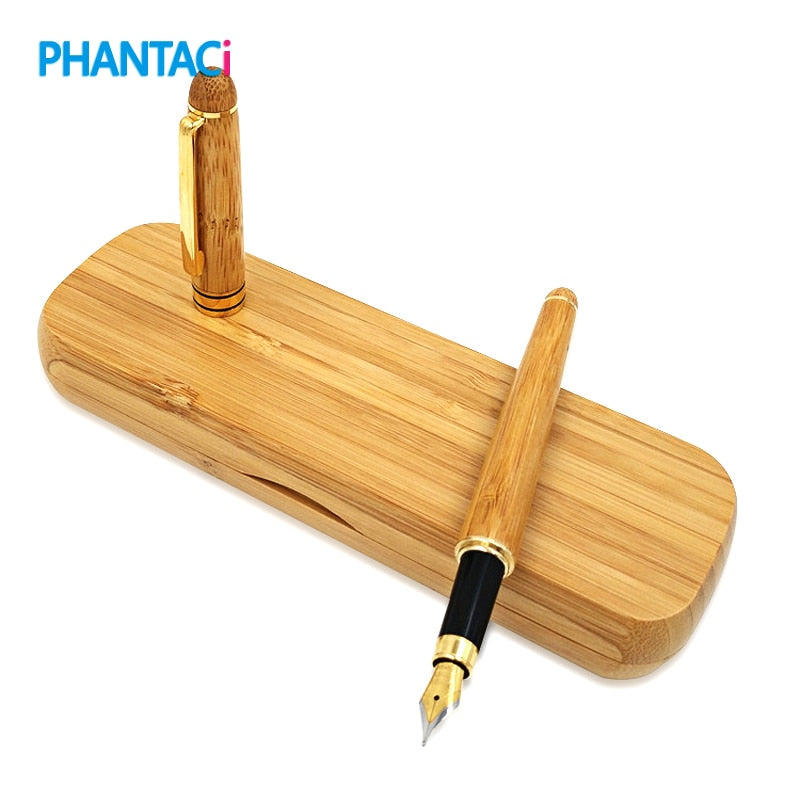Vintage Elegant Bamboo Fountain Pen