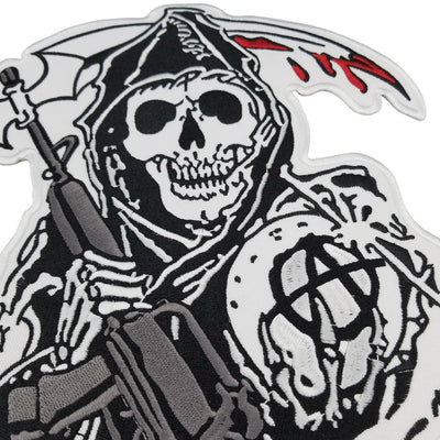 Son   Anarchy Patches  Embroidery  Patches  Jacket Full Size and Full Set