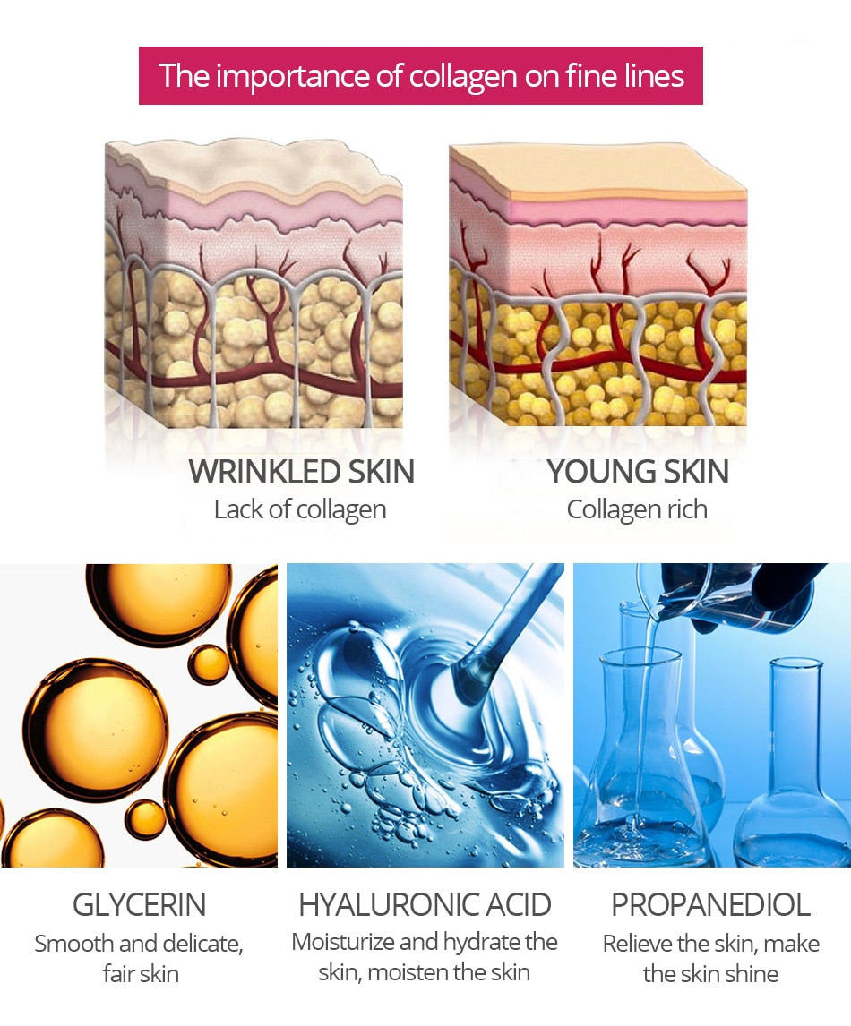 Collagen  Serum  Cream Anti-Aging Wrinkle Lift Firming Whitening