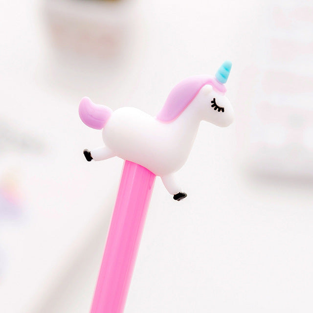 Unicorn Flamingos Gel Pen