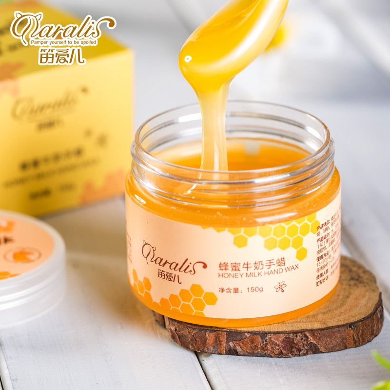 Milk Honey Paraffin Wax Hand Mask Peel Mask Exfoliating Moisturizing
