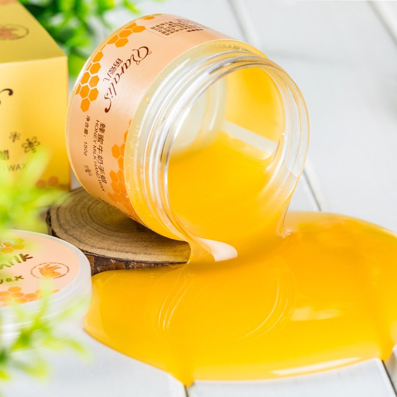 Milk Honey Paraffin Wax Hand Mask Peel Mask Exfoliating Moisturizing