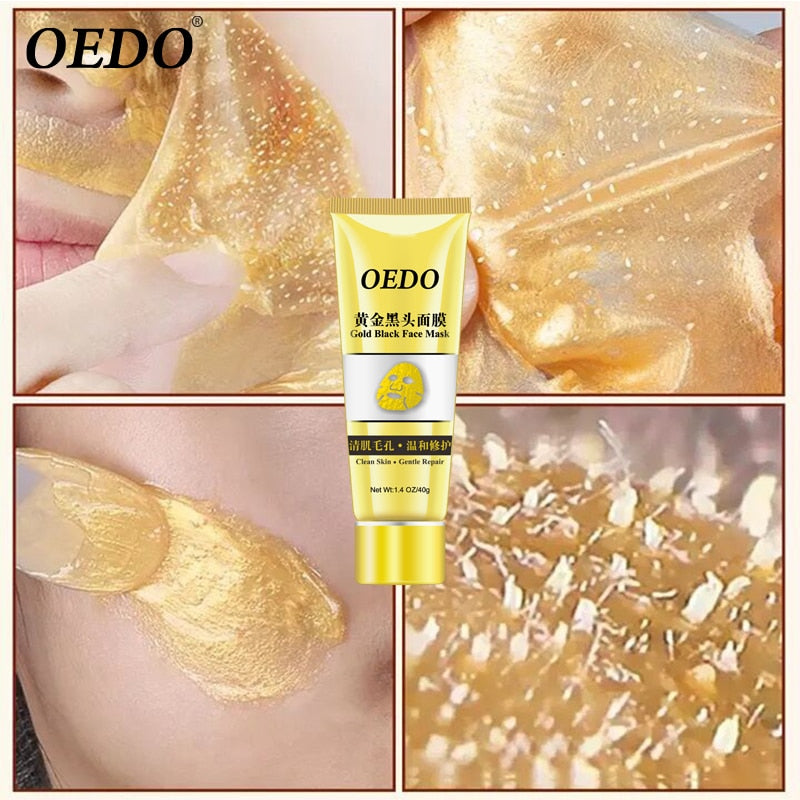 OEDO Gold goes to blackhead, shrink pores, remove acne remover mask and improve rough skin moisturizing skin care cream.