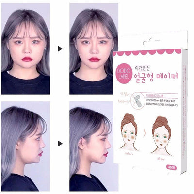 40 Pcs/Set Invisible Thin Face facial Stickers Facial Line Wrinkle Sagging Skin V-Shape Face Lift Tape Scotch for Face