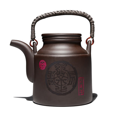 Teapot Zisha Tea  Purple Clay Kettle With Filter Kung Fu