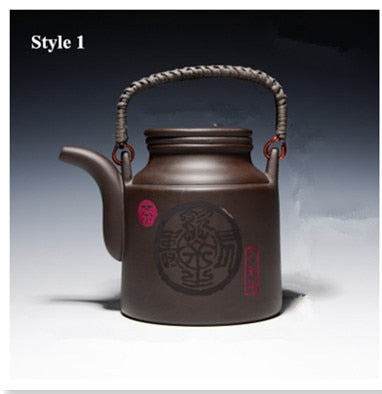 Teapot Zisha Tea  Purple Clay Kettle With Filter Kung Fu