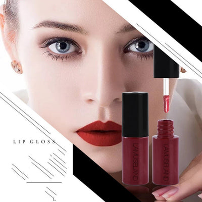 Waterproof  Lip Gloss Paint Pigments Long Lasting Wine Red Liquid Lipstick Vivid Matte Sexy Women Lip Cosmetic beauty