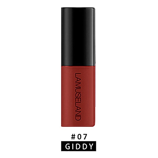 Waterproof  Lip Gloss Paint Pigments Long Lasting Wine Red Liquid Lipstick Vivid Matte Sexy Women Lip Cosmetic beauty
