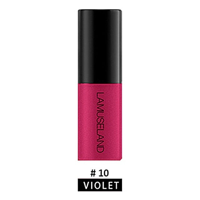 Waterproof  Lip Gloss Paint Pigments Long Lasting Wine Red Liquid Lipstick Vivid Matte Sexy Women Lip Cosmetic beauty