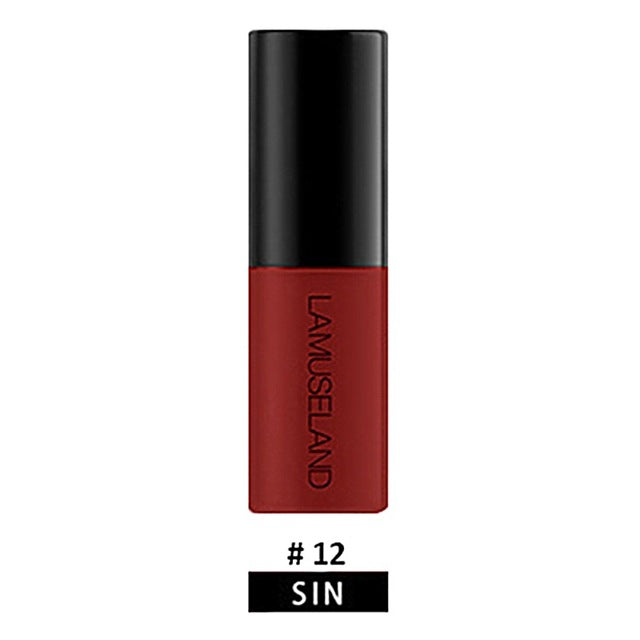 Waterproof  Lip Gloss Paint Pigments Long Lasting Wine Red Liquid Lipstick Vivid Matte Sexy Women Lip Cosmetic beauty