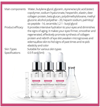 VIBRANT   Serum Eye Cream Set Anti Aging
