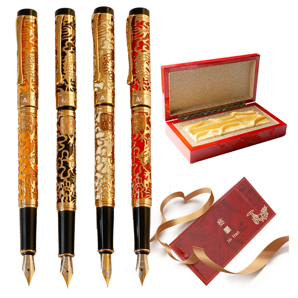 Metal Dragon Fountain Pen Luxury
