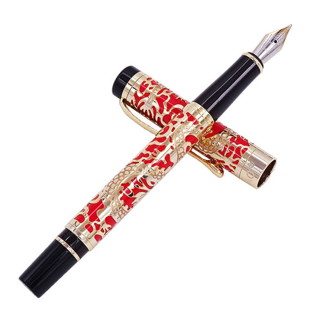 Metal Dragon Fountain Pen Luxury