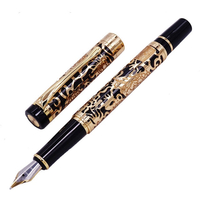 Metal Dragon Fountain Pen Luxury