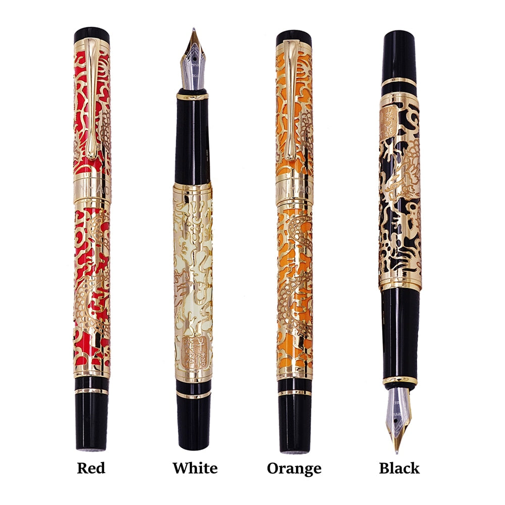 Metal Dragon Fountain Pen Luxury