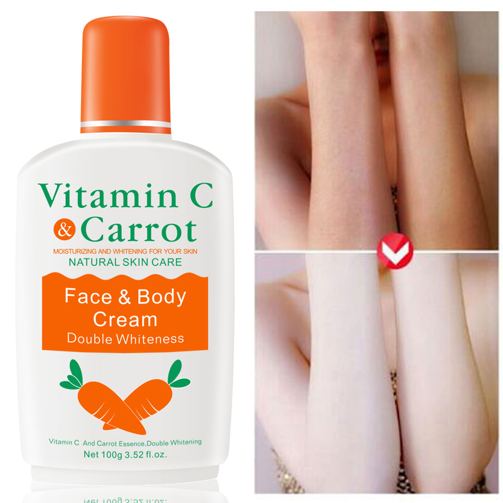 Vitamin C Carrot  Cream whitening Moisturizing Body
