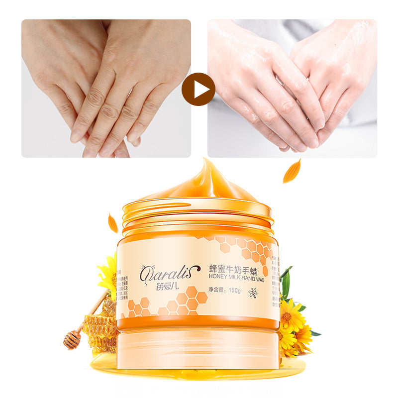 Milk Honey Paraffin Wax Hand Mask Peel Mask Exfoliating Moisturizing