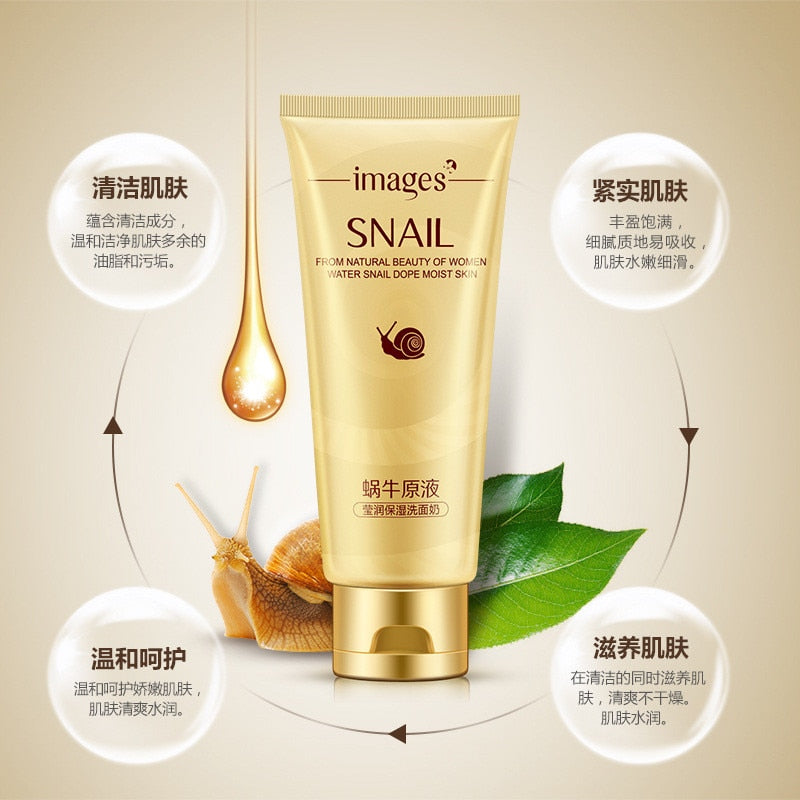 Snail Essence Cleansing  Clean Shrink Pores Hydrating Whitening Moisturizing