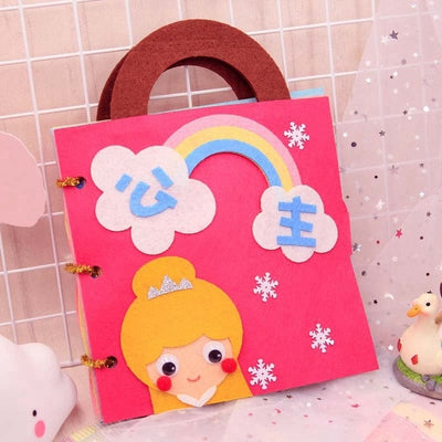 5 Styles My First Book Kids Quiet Cloth Book Baby Early Education Mom Sewing Montessori Enlightenment Books Felt DIY Package