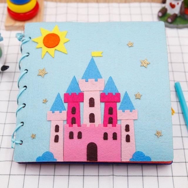 5 Styles My First Book Kids Quiet Cloth Book Baby Early Education Mom Sewing Montessori Enlightenment Books Felt DIY Package