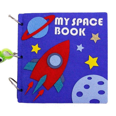 5 Styles My First Book Kids Quiet Cloth Book Baby Early Education Mom Sewing Montessori Enlightenment Books Felt DIY Package